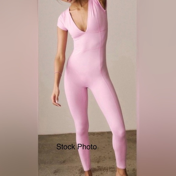 Free People Pants - NWT Free People Movement New Wave One Piece • Pink • Size Small